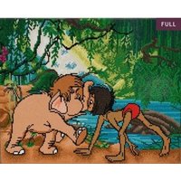 Craft Buddy CAK-DNY713L - Crystal Art Kit, Jungle Book Friends, 40x50 cm, Diamond Painting Craft Buddy CAK-DNY713L - Crystal Art Kit, Jungle Book Friends, 40x50 cm, Diamond Painting von Craft Buddy