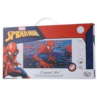 Craft Buddy CAK-MCU950M - Crystal Art Canvas Kit, Marvel Spiderman, 22x40 cm, Diamond Painting, Keilrahmen-Set von Craft Buddy