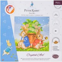 Craft Buddy CAK-PRBT31M - Crystal Art Canvas Kit, Peter Rabbit, Peter and Flopsy Flower Pot, 30x30 cm, Diamond Painting, Keilrahmen-Set Craft Buddy CAK-PRBT31M - Crystal Art Canvas Kit, Peter Rabbit, Peter and Flopsy Flower Pot, 30x30 cm, Diamond Painting, Keilrahmen-Set von Craft Buddy