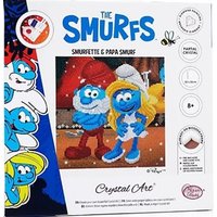 Craft Buddy CAK-SMRF540M - Crystal Art, Smurfette and Papa Smurf, 30x30cm, Die Schlümpfe Leinwand-Bild, Diamond Painting Craft Buddy CAK-SMRF540M - Crystal Art, Smurfette and Papa Smurf, 30x30cm, Die Schlümpfe Leinwand-Bild, Diamond Painting von Craft Buddy