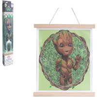Craft Buddy CAS-MCU901L - Crystal Art Scroll, Marvel Groot, Scrollbild 35x45cm, Kristallkunst-Bastelset Craft Buddy CAS-MCU901L - Crystal Art Scroll, Marvel Groot, Scrollbild 35x45cm, Kristallkunst-Bastelset von Craft Buddy