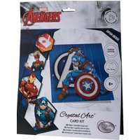 Craft Buddy CCK-MCU901 - Crystal Art Card Kit, Marvel Captain America, 18x18 cm, Diamond Painting, Kunst-Grußkarte Craft Buddy CCK-MCU901 - Crystal Art Card Kit, Marvel Captain America, 18x18 cm, Diamond Painting, Kunst-Grußkarte von Craft Buddy