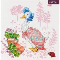 Craft Buddy CCK-PRBT01 - Crystal Art Cards, Jemima Puddle-Duck, Ente, 18x18 cm, Diamond Painting, Kunstkarte Craft Buddy CCK-PRBT01 - Crystal Art Cards, Jemima Puddle-Duck, Ente, 18x18 cm, Diamond Painting, Kunstkarte von Craft Buddy