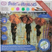 Craft Buddy PBN-3030-015 - Paint by Numbers, In the Rain, 30x30cm, Malen nach Zahlen von Craft Buddy