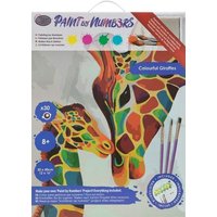 Craft Buddy PBN-3030-025 - Paint by Numbers, Colourful Giraffes, 30x40cm, Malen nach Zahlen Craft Buddy PBN-3030-025 - Paint by Numbers, Colourful Giraffes, 30x40cm, Malen nach Zahlen von Craft Buddy