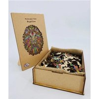 Craft Buddy PUZZWD-03 - Wooden Jigsaw Puzzle, Regal Lion, Löwe, Holzpuzzle, A3 von Craft Buddy