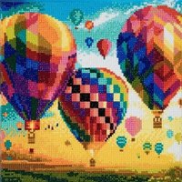 Crystal Art CAK-A46 - Hot Air Balloons Kit, 30x30cm Crystal Art CAK-A46 - Hot Air Balloons Kit, 30x30cm von Craft Buddy