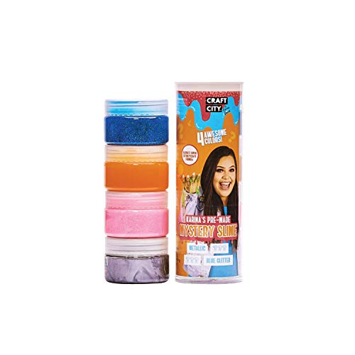 Craft City Karina Garcia Mystery Slime | Orange | 4er-Pack | Boraxfrei | Pre Made Slime | ab 8 Jahren Craft City Karina Garcia Mystery Slime | Orange | 4er-Pack | Boraxfrei | Pre Made Slime | ab 8 Jahren von Craft City