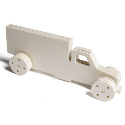 LKW Holz 17x6x1cm - 1 Stk LKW Holz 17x6x1cm - 1 Stk von Craft Line