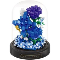 BALODY Blumen: Blue Enchantress (blaue Zauberin), DIY Bausatz aus Miniblocks, 630 Klemmbausteine von CraftCentral