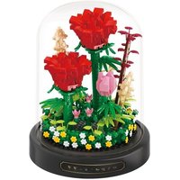 BALODY Blumen: Rote Rosen/Red Roses (rote Rosen), DIY Bausatz aus Miniblocks, 593 Klemmbausteine von CraftCentral