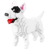 BALODY Hund: Bullterrier, DIY Bausatz aus Miniblocks, 797 Klemmbausteine BALODY Hund: Bullterrier, DIY Bausatz aus Miniblocks, 797 Klemmbausteine von CraftCentral