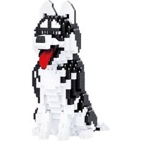 BALODY Hund: Husky, klein, DIY Bausatz aus Miniblocks, 753 Klemmbausteine BALODY Hund: Husky, klein, DIY Bausatz aus Miniblocks, 753 Klemmbausteine von CraftCentral