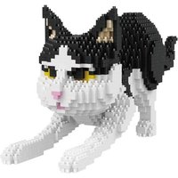 BALODY Schwarz-weiße Katze, DIY Bausatz aus Miniblocks, 1390 Klemmbausteine BALODY Schwarz-weiße Katze, DIY Bausatz aus Miniblocks, 1390 Klemmbausteine von CraftCentral