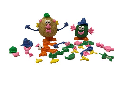 Craftplay Kunststoff-Teig-/Kartoffel-Menschenformen, 52 Stück, Gesichts-/Körpereigenschaften, zum Selbermachen von Kartoffel-/Teigpersonen, Mr. Potato Head Shapes von Craftplay