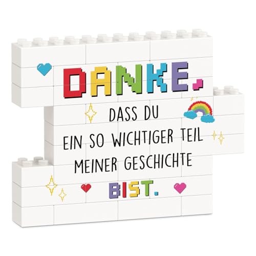 Craftique Geschenke für Frauen, Baustein-Puzzle-Decoration, Beste Freundin Geschenke, Geburtstagsgeschenk für Frauen, Teenager Mädchen Geschenke, Geschenk Frau Schwester Mama Ehefrau Freund von Craftique