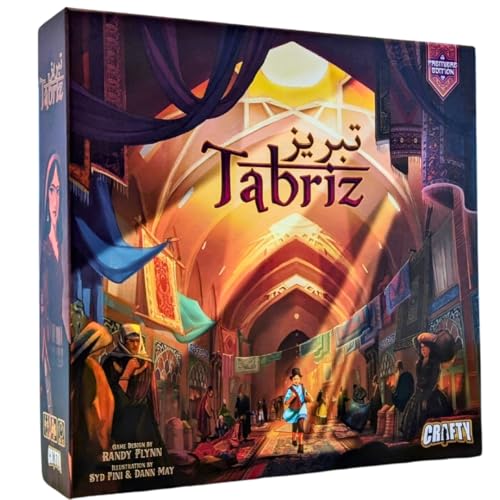 Tabriz Premiere Edition ab 16 Jahren und über 75 Minuten Spielzeit für 1 bis 5 Spieler von Crafty Games
