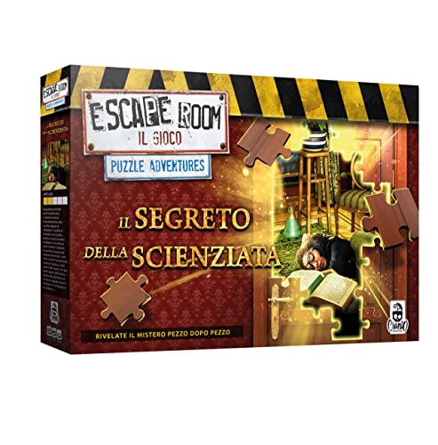 Cranio Creations CC274 Escape Room Puzzle Das Geheimnis der Wissenschaft Police Spiel in Box, rot von Cranio Creations