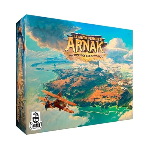 Cranio Creations – Die verlorenen Ruinen von Arnak, der legendären Truhe – eine legendäre Box – 1 – 4 Spieler, 120 Minuten – Light Spiel – Alter 12+, Ausgabe in Italienischer Sprache von Cranio Creations