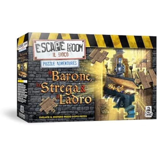 Cranio Creations - Escape Room Puzzle Der Baron, Hexe Und Der Dieb, EIN neues Kapitel Der Linie Escape Room Puzzle, Italienische Sprache Ausgabe CC365 von Cranio Creations