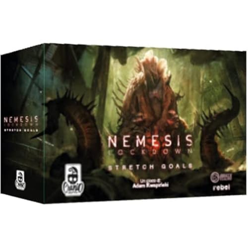 Cranio Creations - Nemesis Lockdown Stretch Goals Box, fügen Sie viel neues Material zu Ihrer Spielerfahrung mit Nemesis Lockdown, Erweiterung, Italienische Sprache Edition von Cranio Creations