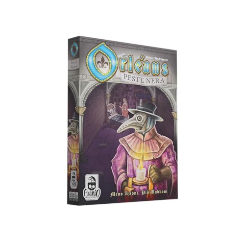 Cranio Creations - Orléans, Schwarzer Pest - La Pest kommt in der Stadt - 2-5 Spieler, 90 Minuten - Light Spiel - Alter 12+, Erweiterung, italienische Ausgabe von Cranio Creations