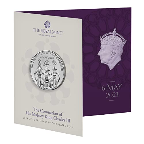2023 King Charles Coronation UK £5 brillante unzirkulierte Münze in Minzpackung 2023 King Charles Coronation UK £5 brillante unzirkulierte Münze in Minzpackung von CrawleyCoins
