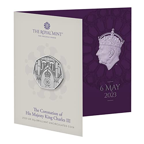 2023 King Charles Coronation UK 50p Brillante unzirkulierte Münze in Minzpackung 2023 King Charles Coronation UK 50p Brillante unzirkulierte Münze in Minzpackung von CrawleyCoins