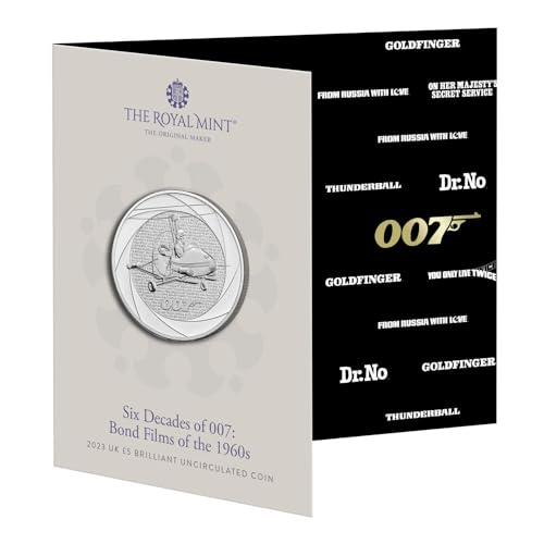 CrawleyCoins 2023 Six Decades of James Bond 007 - 1960 £5 brillante unzirkulierte Münze in Minzpackung CrawleyCoins 2023 Six Decades of James Bond 007 - 1960 £5 brillante unzirkulierte Münze in Minzpackung von CrawleyCoins