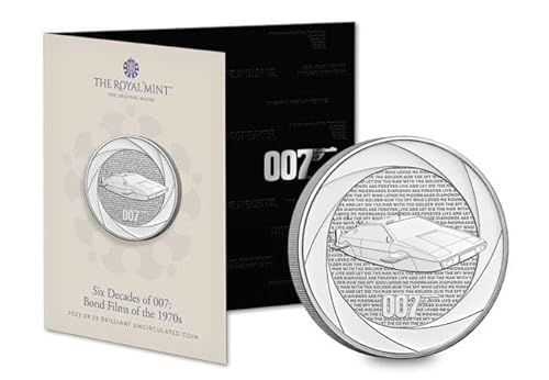 CrawleyCoins 2023 Six Decades of James Bond 007 – 1970 £5 brillante unzirkulierte Münze in Minzpackung CrawleyCoins 2023 Six Decades of James Bond 007 – 1970 £5 brillante unzirkulierte Münze in Minzpackung von CrawleyCoins