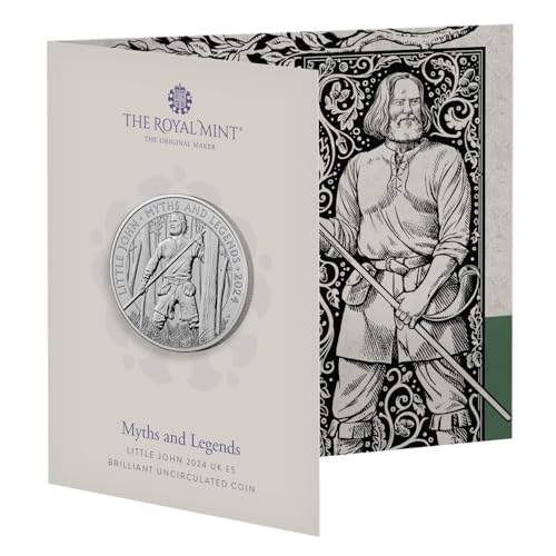 CrawleyCoins 2024 Little John Myths and Legends UK £5 Briliant Unzirkulierte Münze in versiegelter Verpackung CrawleyCoins 2024 Little John Myths and Legends UK £5 Briliant Unzirkulierte Münze in versiegelter Verpackung von CrawleyCoins
