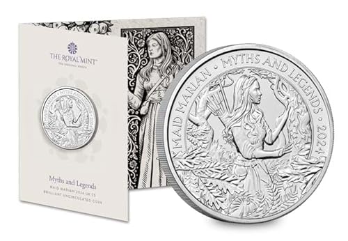CrawleyCoins 2024 Maid Marian Mythen und Legenden UK £5 Briliant Unzirkulierte Münze in neuwertiger versiegelter Packung … CrawleyCoins 2024 Maid Marian Mythen und Legenden UK £5 Briliant Unzirkulierte Münze in neuwertiger versiegelter Packung … von CrawleyCoins