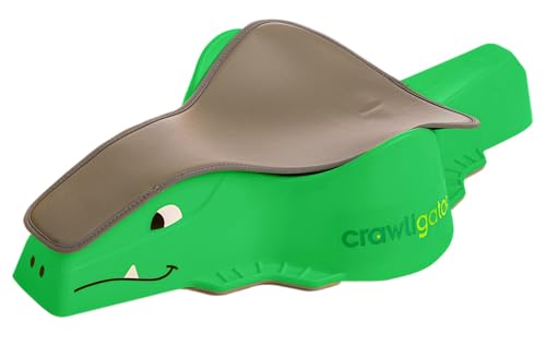 Crawligator Tummy Time Babyspielzeug für Babys von 4 bis 12 Monaten, Grün von Crawligator