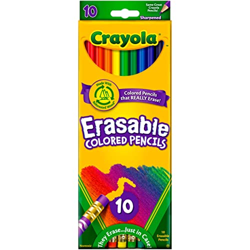 CRAYOLA 68–4410 radierbar Farbe Bleistift (10 Stück) von CRAYOLA