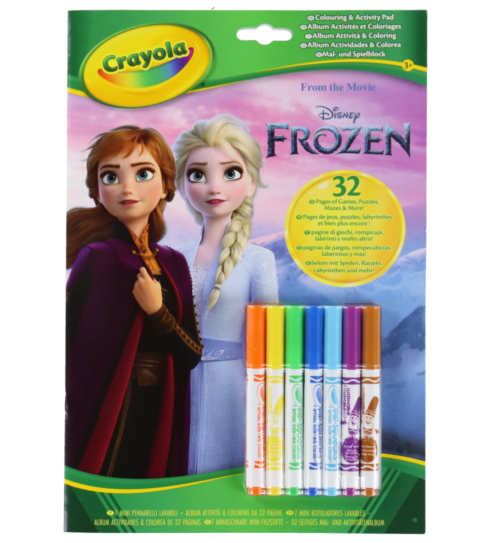 Crayola Aktivitätsbuch m. Filzstifte - 32 Seiten - Disney Frozen - Crayola - One Size - Aktivitätsbücher Crayola Aktivitätsbuch m. Filzstifte - 32 Seiten - Disney Frozen - Crayola - One Size - Aktivitätsbücher von Crayola