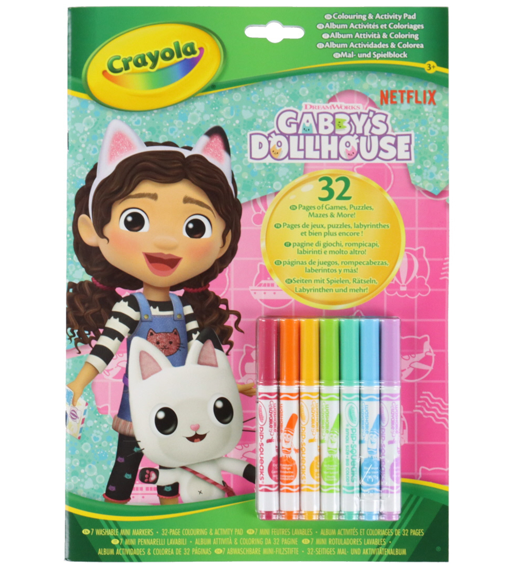Crayola Aktivitätsbuch m. Filzstifte - 32 Seiten - Gabby's Dollh - Crayola - One Size - Aktivitätsbücher Crayola Aktivitätsbuch m. Filzstifte - 32 Seiten - Gabby's Dollh - Crayola - One Size - Aktivitätsbücher von Crayola