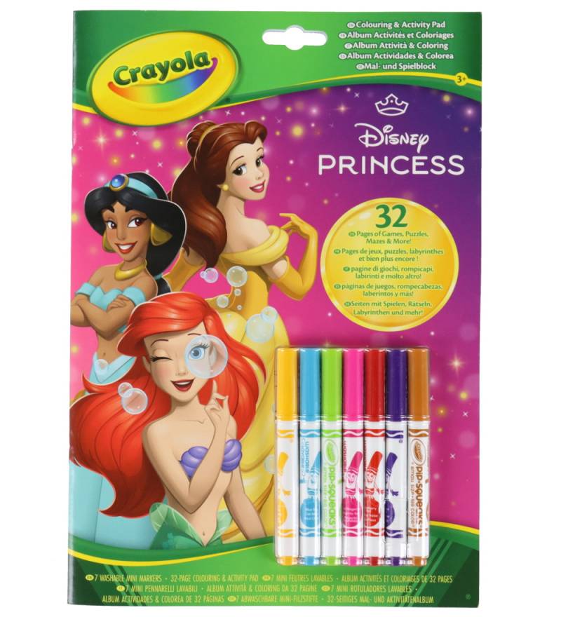 Crayola Aktivitätswoche m. Filzstifte - 32 Seiten - Disney Princ - Crayola - One Size - Aktivitätsbücher Crayola Aktivitätswoche m. Filzstifte - 32 Seiten - Disney Princ - Crayola - One Size - Aktivitätsbücher von Crayola