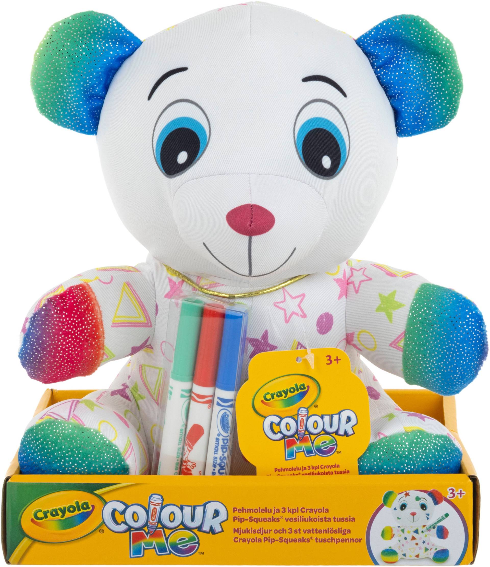 Crayola Color and Plush Teddybär 23 cm Crayola Color and Plush Teddybär 23 cm von Crayola