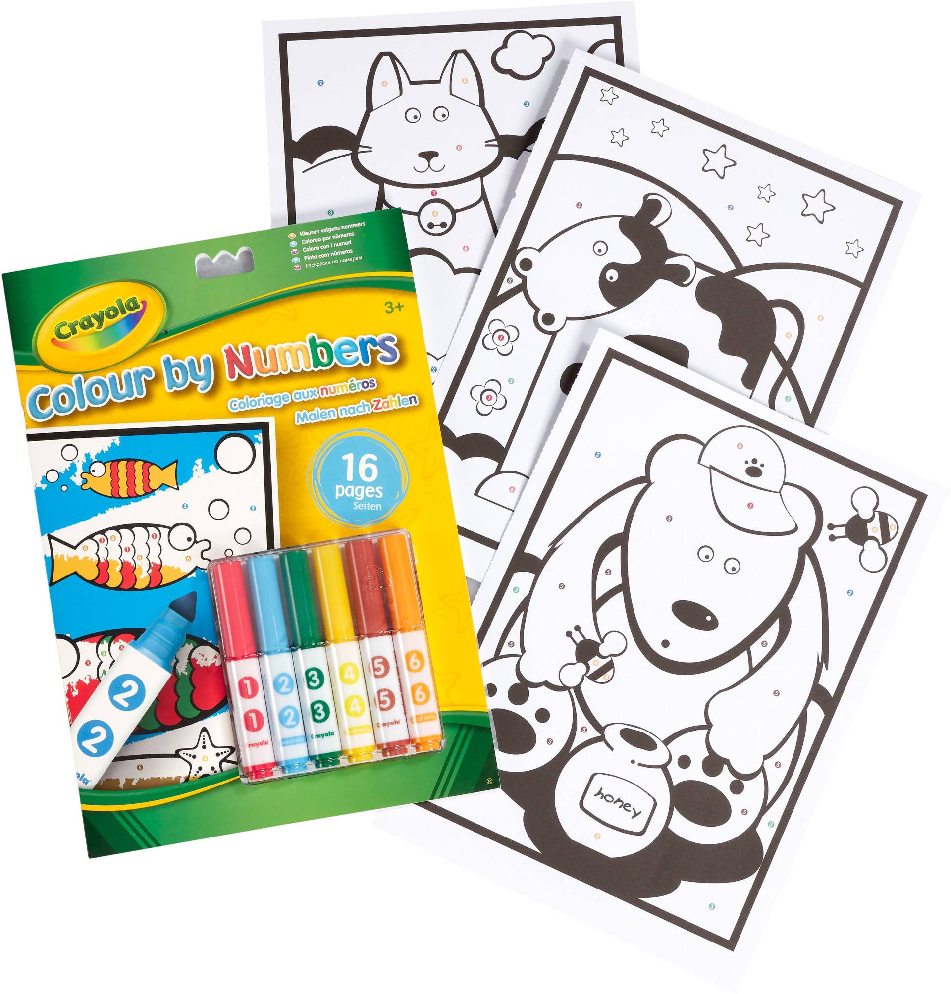 Crayola Colour By Numbers Malset Tiere 16 Seiten & 6 Stifte Crayola Colour By Numbers Malset Tiere 16 Seiten & 6 Stifte von Crayola