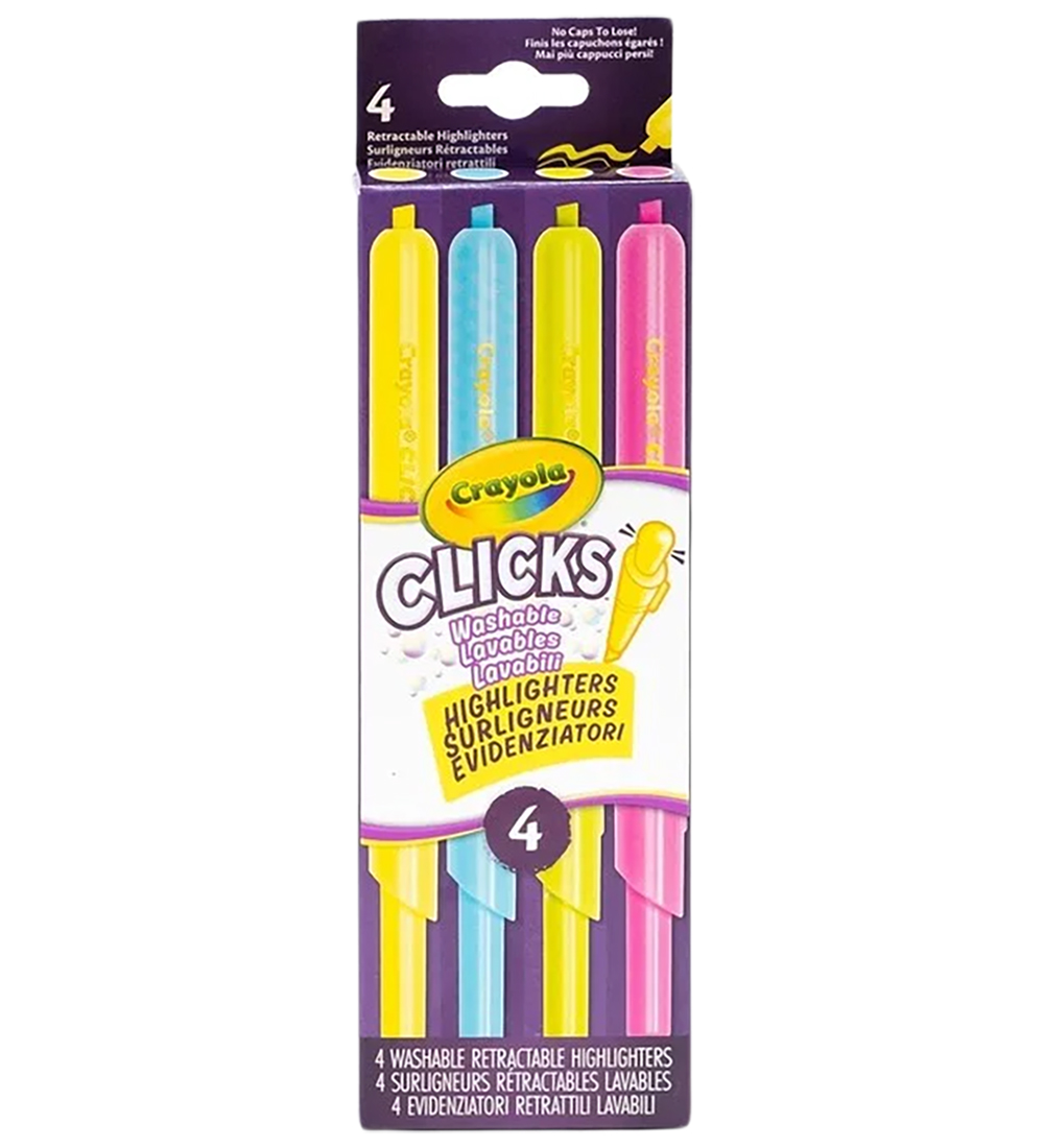 Crayola Textmarker - 4er-Pack - Clicks - Neon - Crayola - One Size - Filzstifte Crayola Textmarker - 4er-Pack - Clicks - Neon - Crayola - One Size - Filzstifte von Crayola