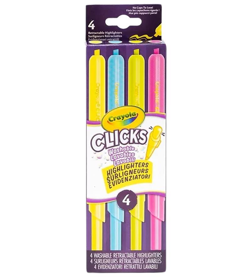 Crayola Textmarker - 4er-Pack - Clicks - Neon - Crayola - One Size - Filzstifte Crayola Textmarker - 4er-Pack - Clicks - Neon - Crayola - One Size - Filzstifte von Crayola