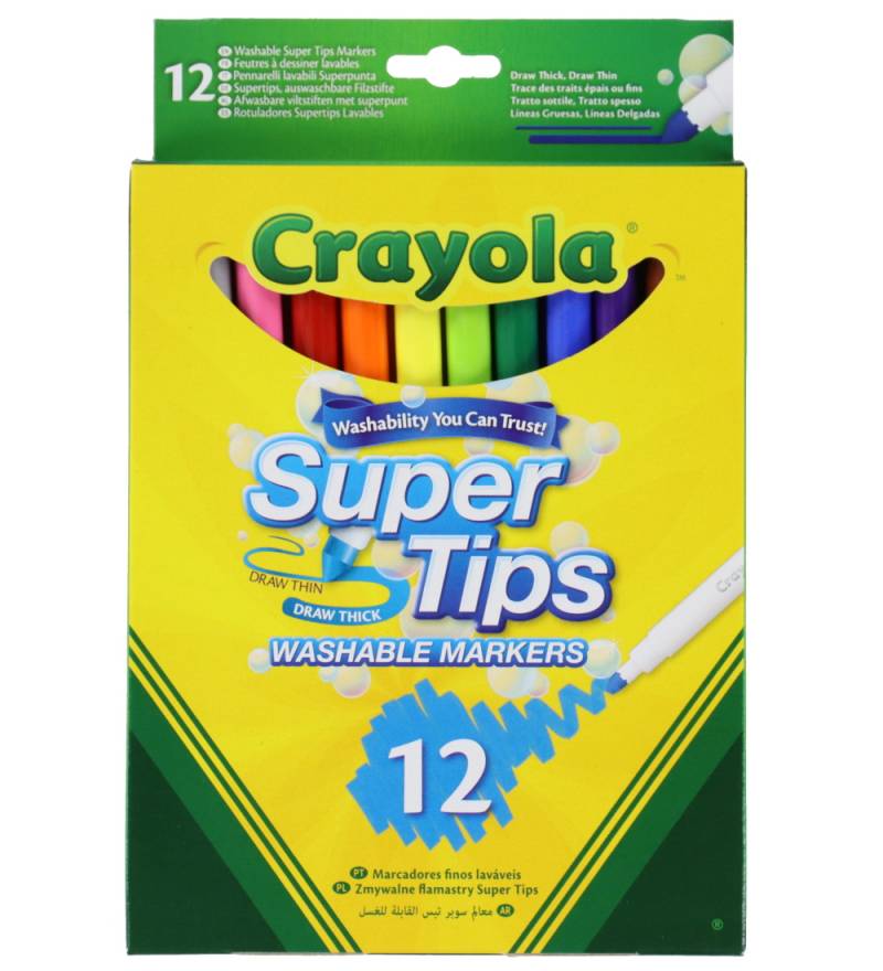 Crayola Filzstifte - 12 st. - Super Tipps - Mehrfarbig - Crayola - One Size - Filzstifte Crayola Filzstifte - 12 st. - Super Tipps - Mehrfarbig - Crayola - One Size - Filzstifte von Crayola