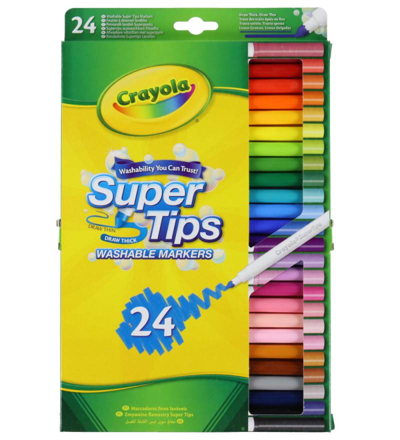 Crayola Filzstifte - 24 st. - Super Tipps - Mehrfarbig - Crayola - One Size - Filzstifte Crayola Filzstifte - 24 st. - Super Tipps - Mehrfarbig - Crayola - One Size - Filzstifte von Crayola