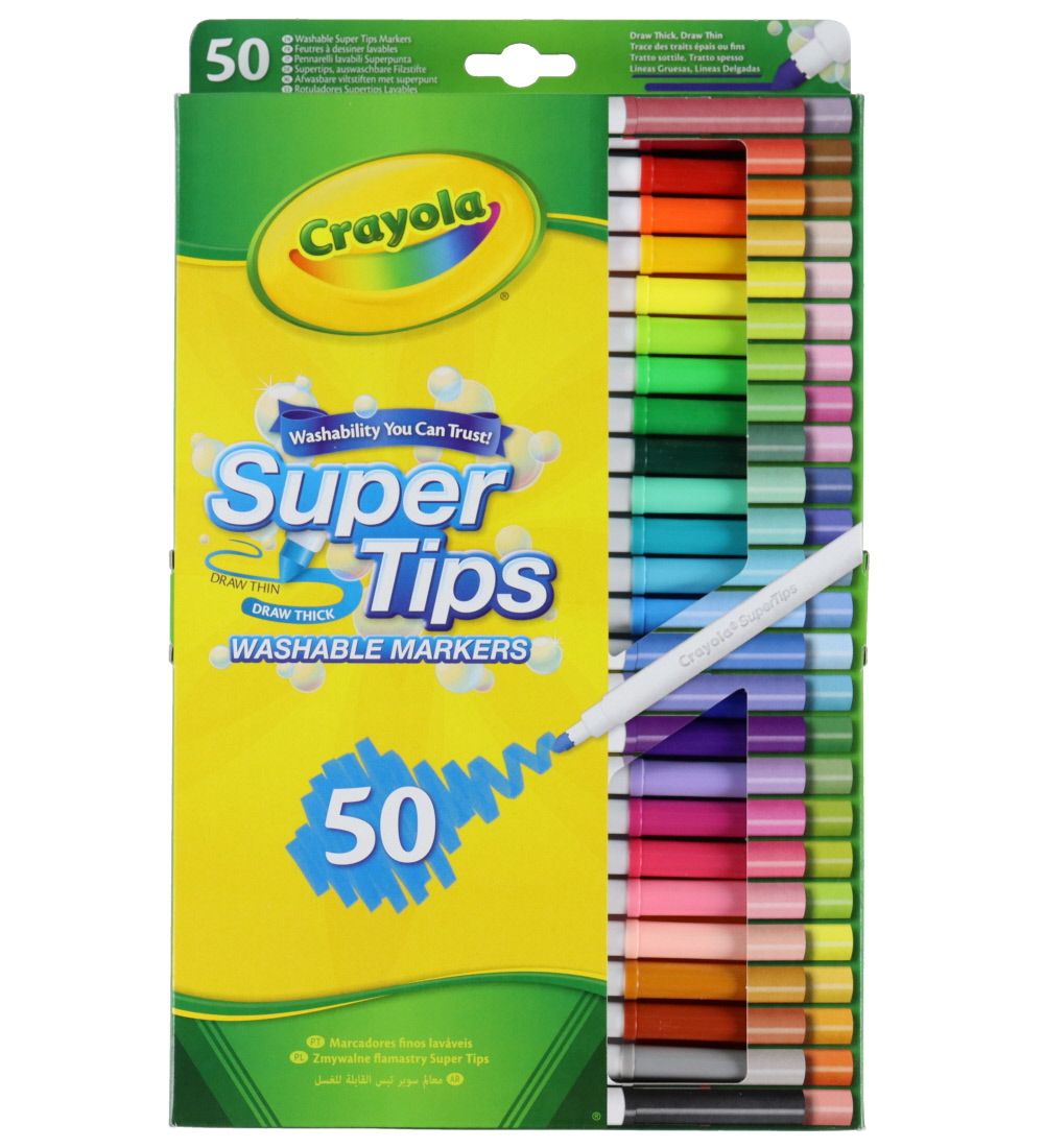 Crayola Filzstifte - 50 st. - Super Tipps - Mehrfarbig - Crayola - One Size - Filzstifte Crayola Filzstifte - 50 st. - Super Tipps - Mehrfarbig - Crayola - One Size - Filzstifte von Crayola