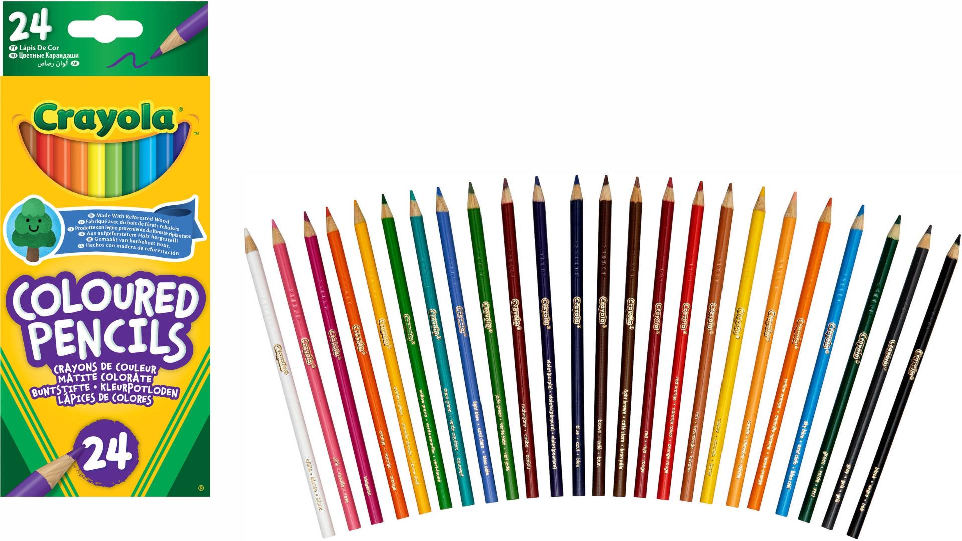 Crayola Holzmalstifte Eco 24er-Pack Crayola Holzmalstifte Eco 24er-Pack von Crayola