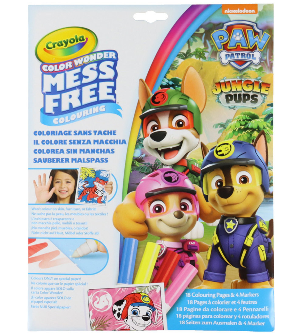 Crayola Malbuch m. Farbtuschen - Farbwunder - Paw Patrol - Crayola - One Size - Malbücher Crayola Malbuch m. Farbtuschen - Farbwunder - Paw Patrol - Crayola - One Size - Malbücher von Crayola