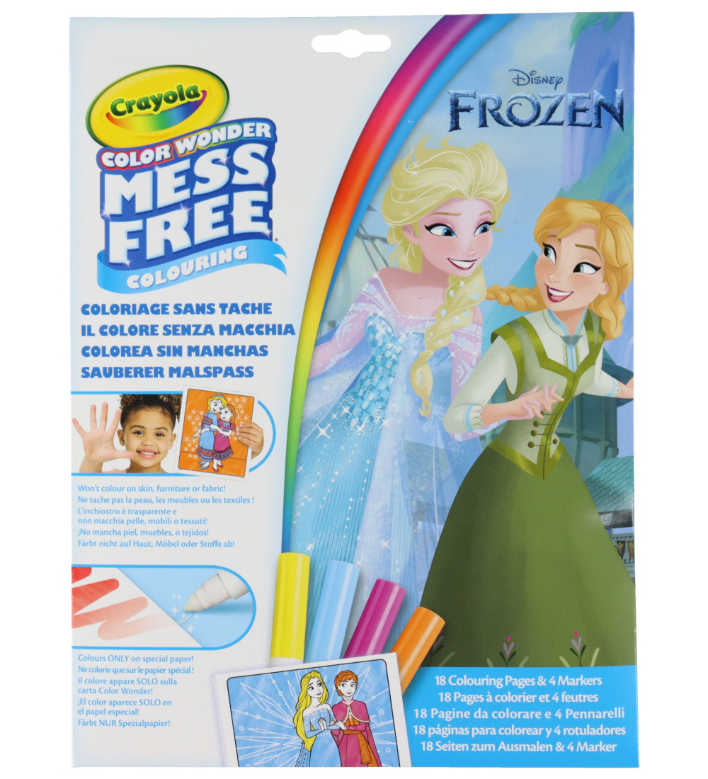 Crayola Malbuch m. Filzstifte - Color Wonder - Frozen - Crayola - One Size - Malbücher Crayola Malbuch m. Filzstifte - Color Wonder - Frozen - Crayola - One Size - Malbücher von Crayola
