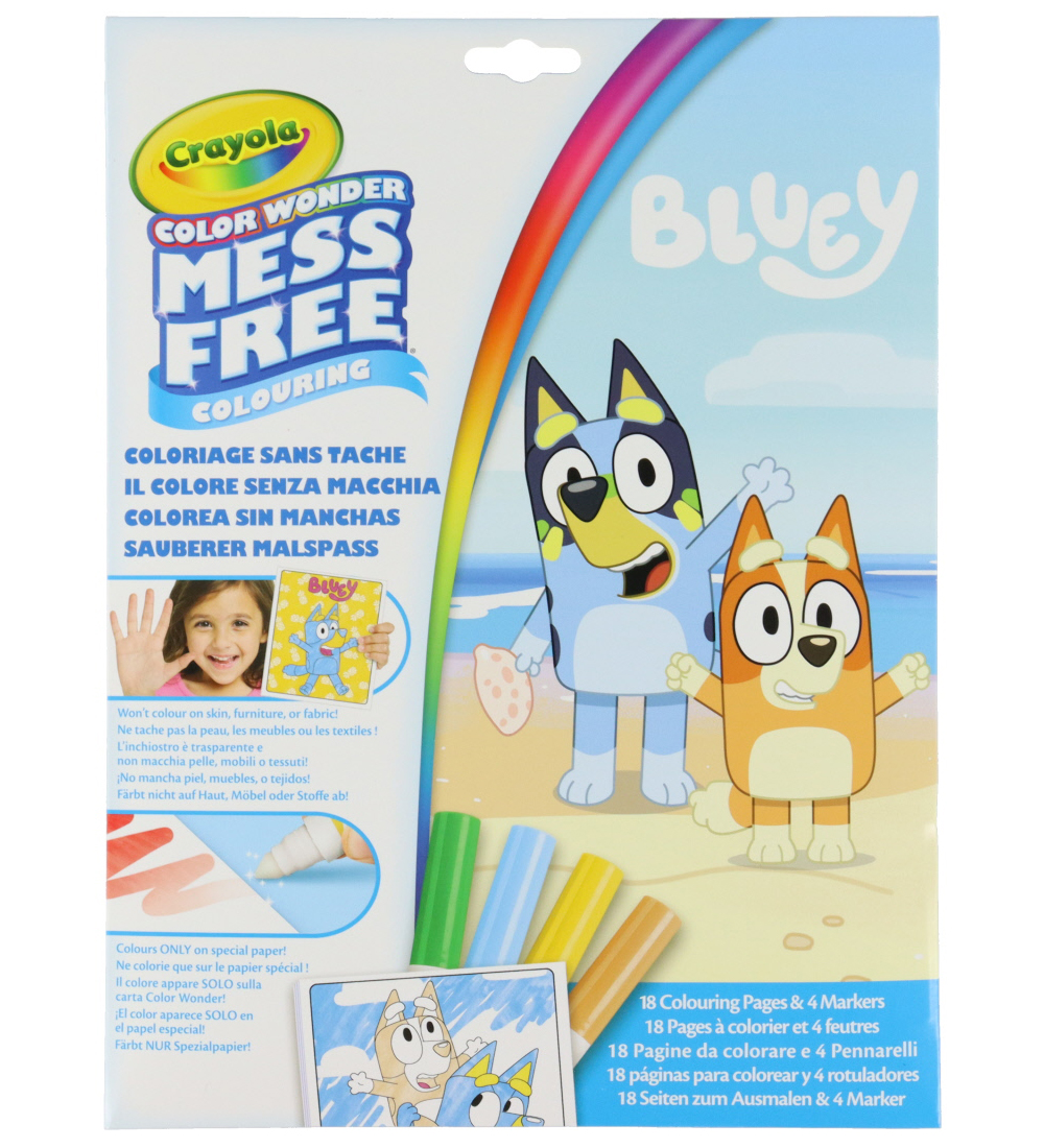 Crayola Malbuch m. Filzstifte - Farbwunder - Bluey - Crayola - One Size - Malbücher Crayola Malbuch m. Filzstifte - Farbwunder - Bluey - Crayola - One Size - Malbücher von Crayola