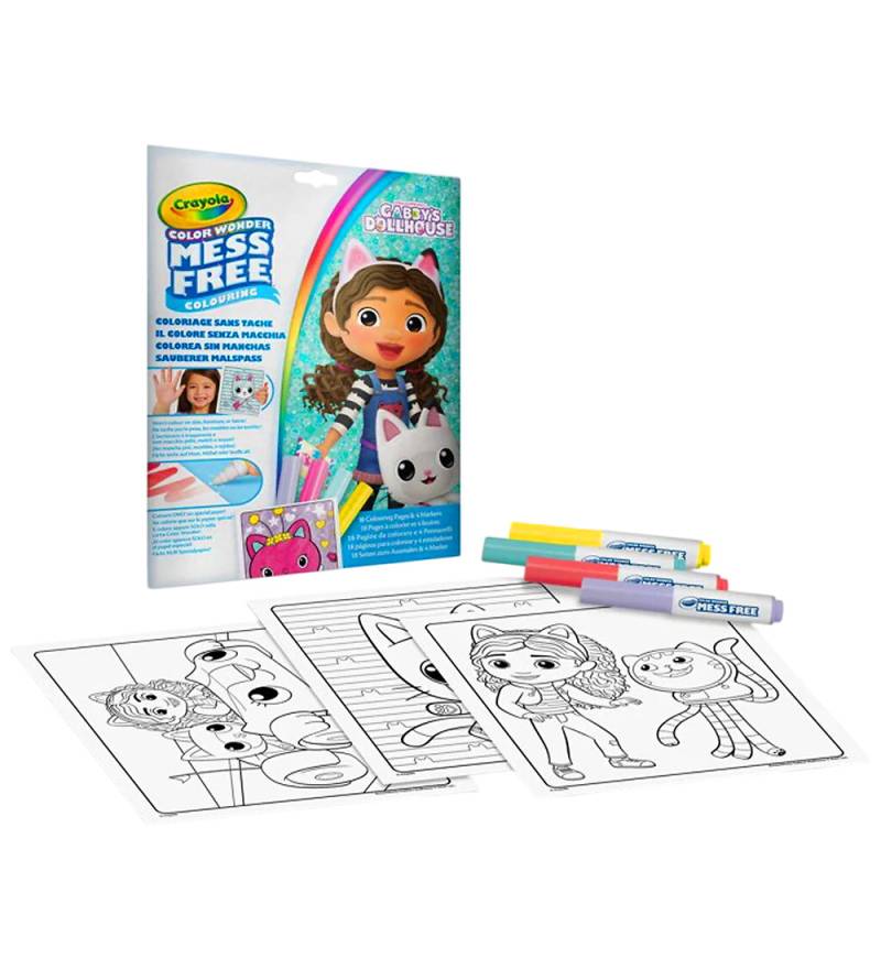 Crayola Malbuch m. Filzstifte - Farbwunder - Gabby's Dollhouse - Crayola - One Size - Malbücher Crayola Malbuch m. Filzstifte - Farbwunder - Gabby's Dollhouse - Crayola - One Size - Malbücher von Crayola