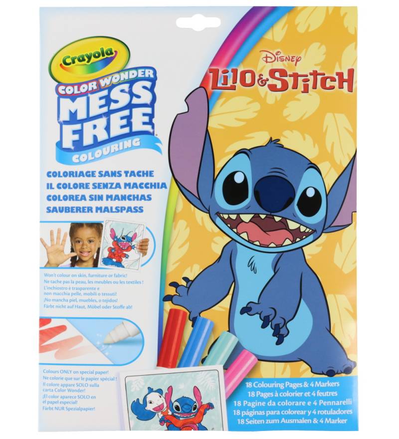 Crayola Malbuch m. Filzstifte - Farbwunder - Lilo & Stitch - Crayola - One Size - Malbücher Crayola Malbuch m. Filzstifte - Farbwunder - Lilo & Stitch - Crayola - One Size - Malbücher von Crayola